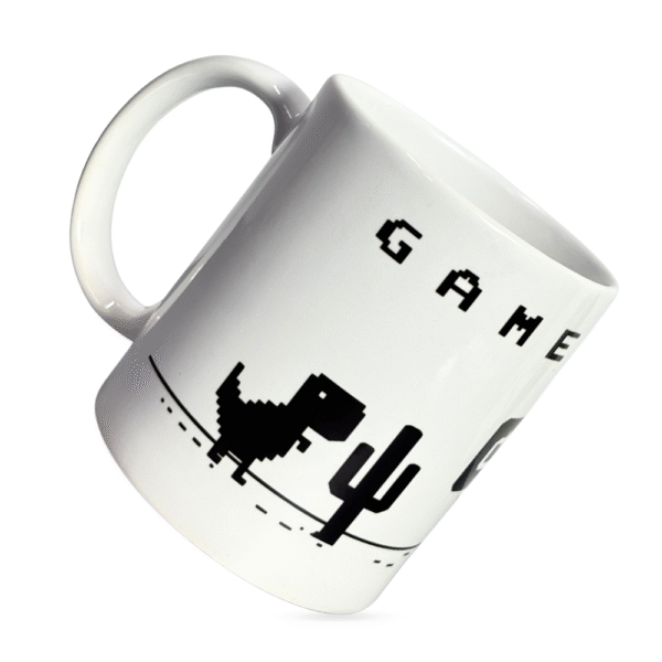 Funny gamer ceramic mug for coffee and tea