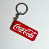 Coca-Cola keychain with classic Coke logo design