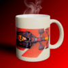 F1 ceramic magic cup color changing Formula 1 coffee mug