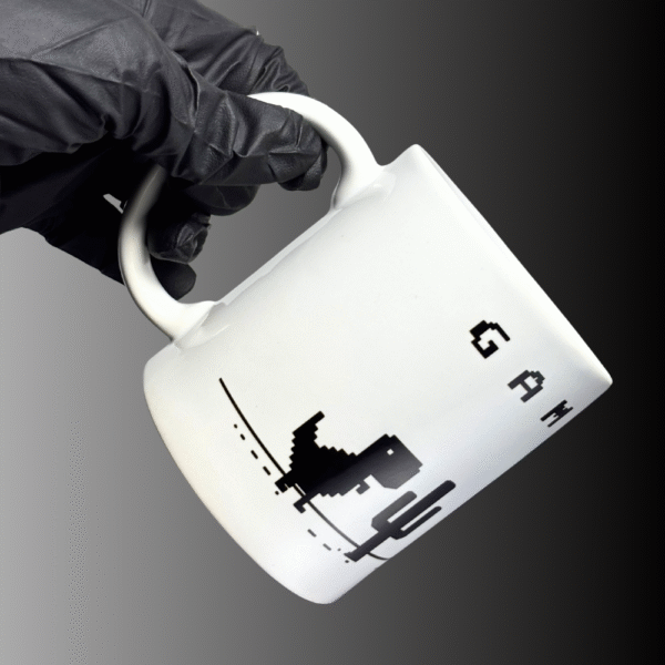 Funny gamer ceramic mug for coffee and tea