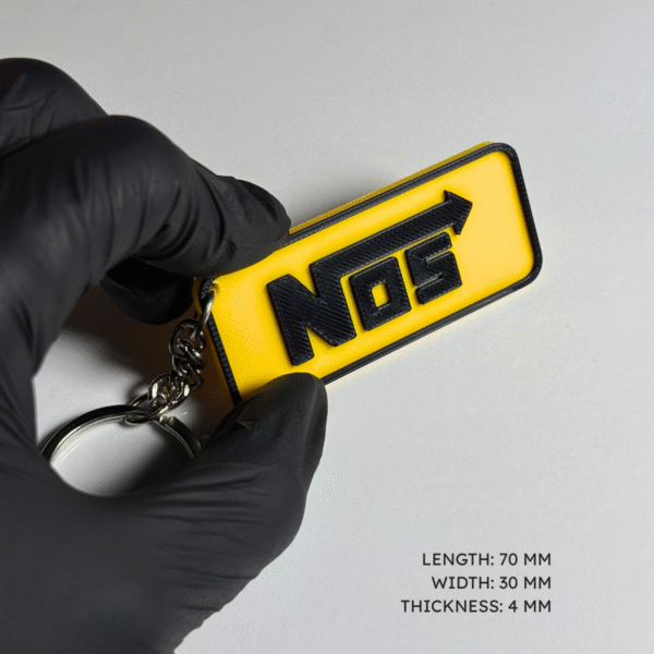 NOS Nitrous Oxide Keychain