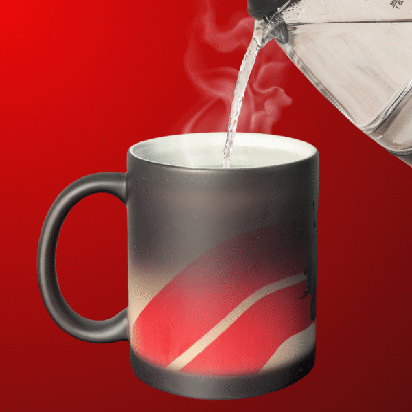 F1 ceramic magic cup color changing Formula 1 coffee mug