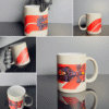 F1 ceramic magic cup color changing Formula 1 coffee mug